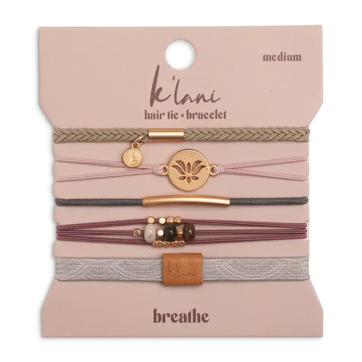 Breathe Hair Tie + Bracelet K'lani