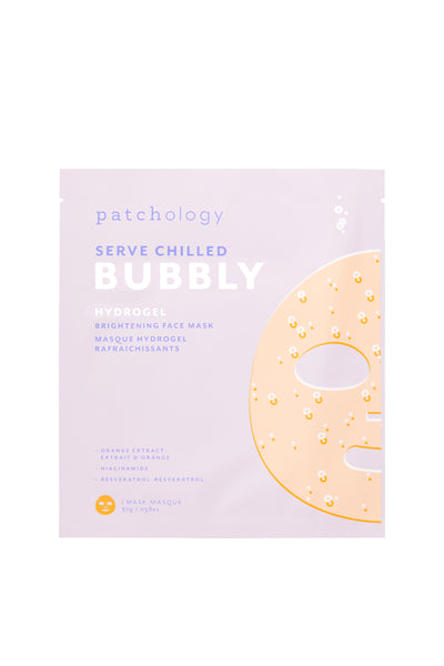 Serve Chilled Bubbly Brightening Hydrogel Mask