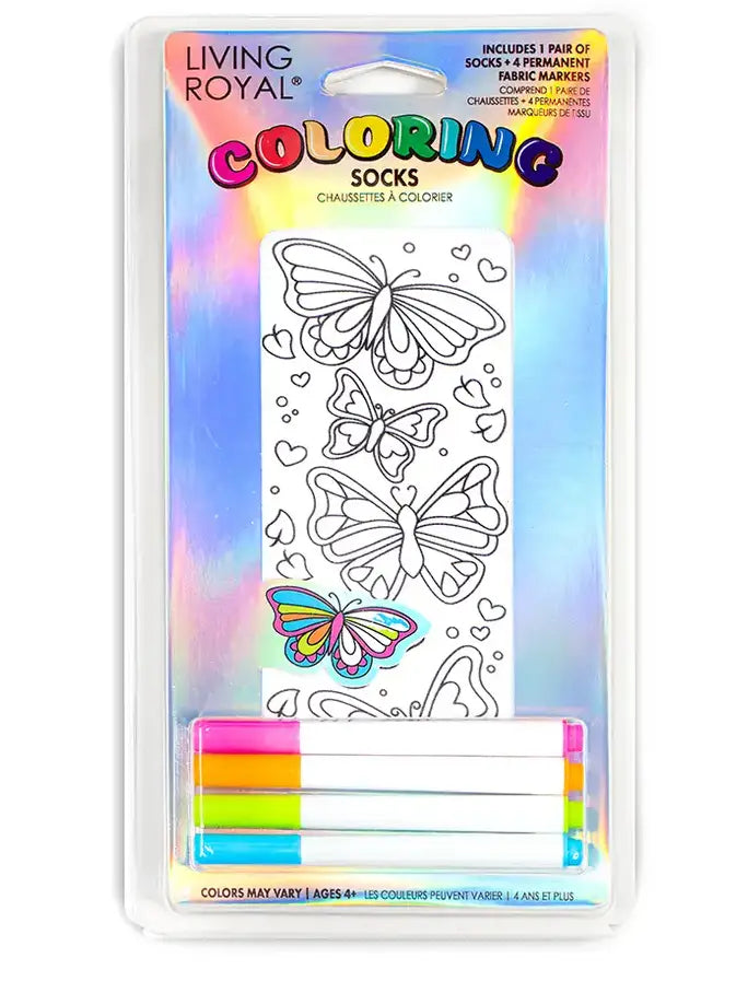 DIY Ankle Socks  Coloring Kit