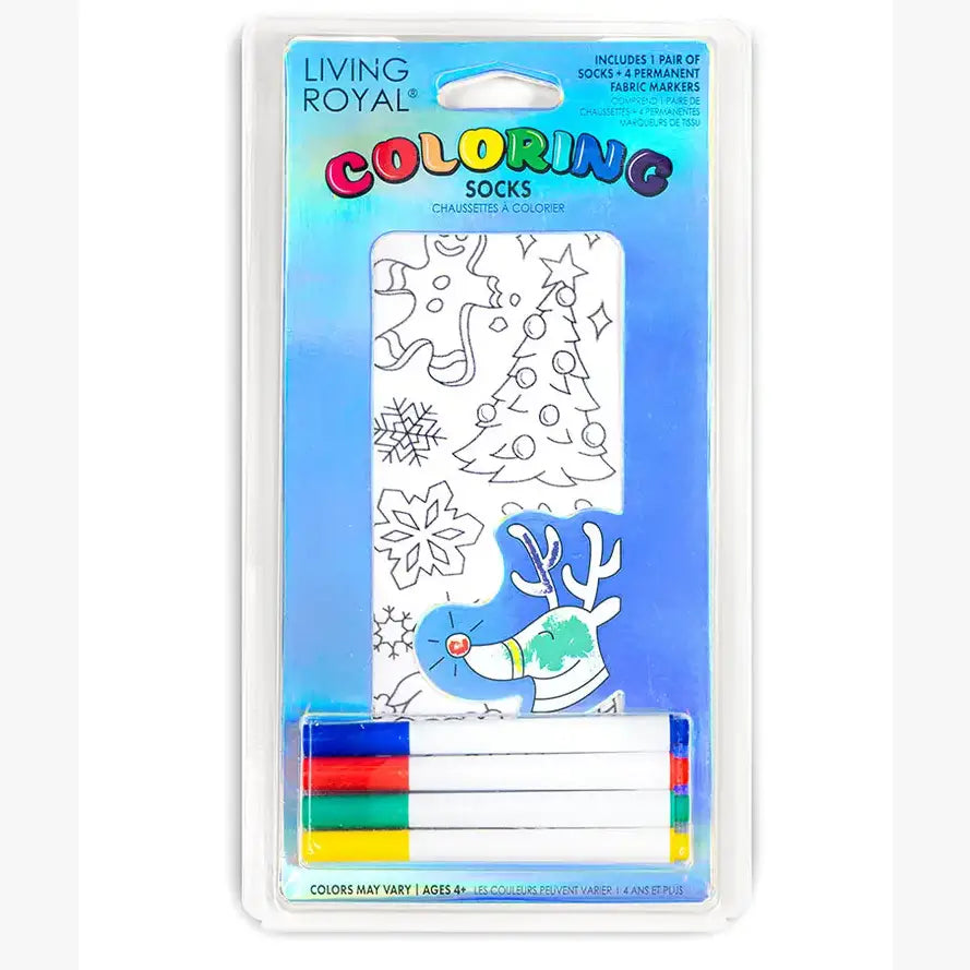 DIY Ankle Socks  Coloring Kit
