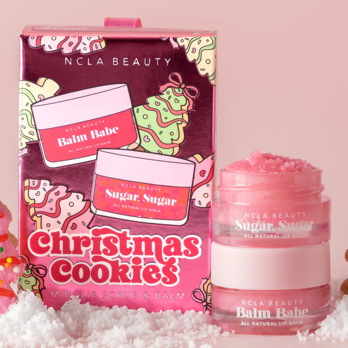 Christmas Cookies Lip Scrub + Balm Set
