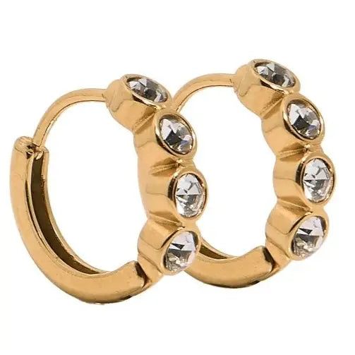 Colette Huggie Earrings | Gold