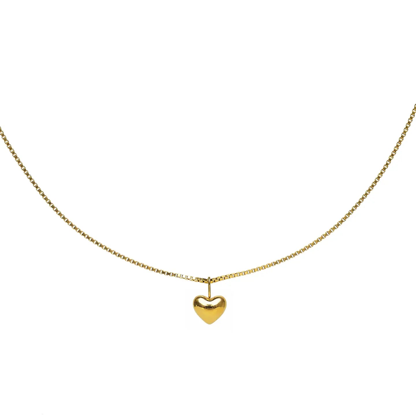 Dainty Gold Heart Necklace | Brenda Grands