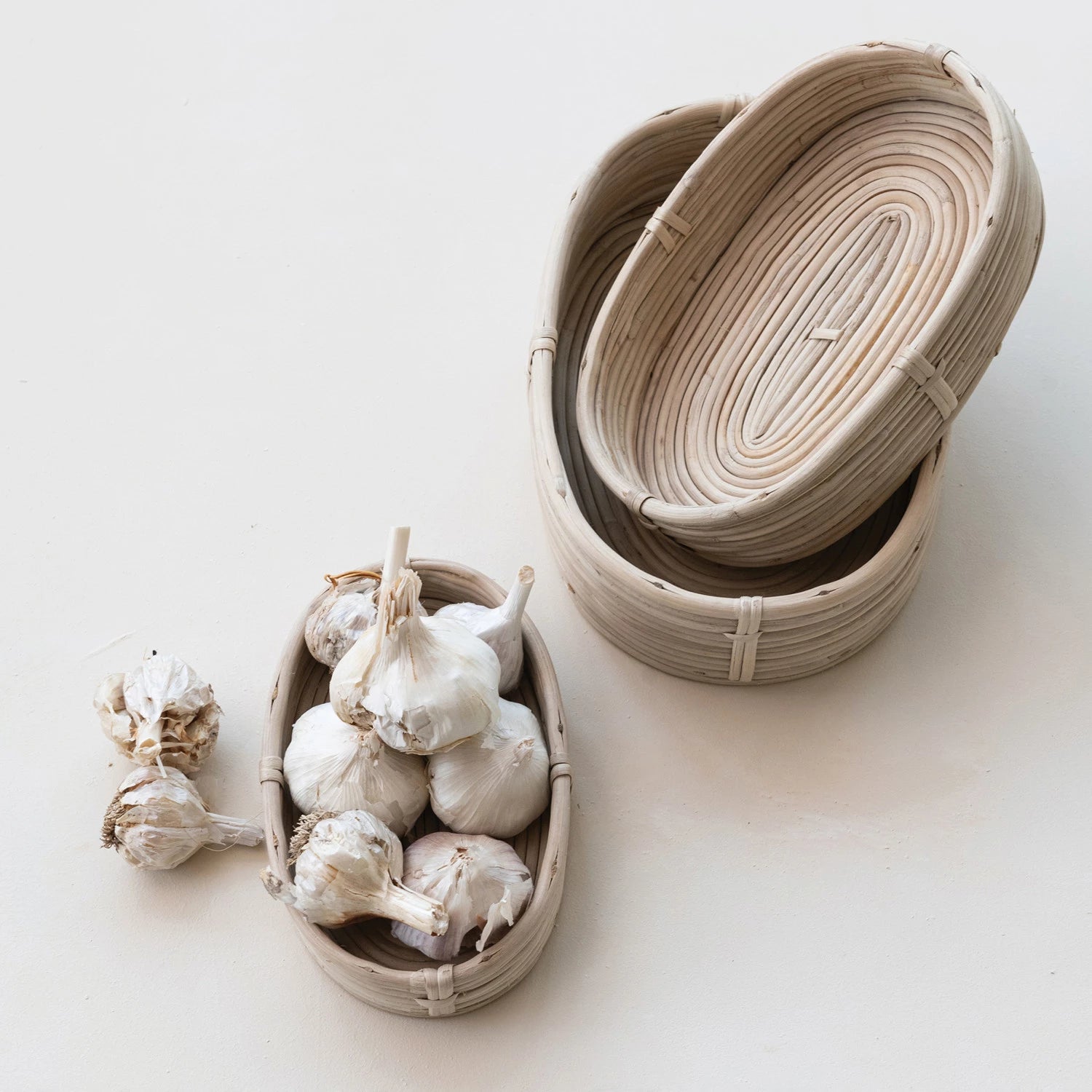 Oval Hand Woven Baskets