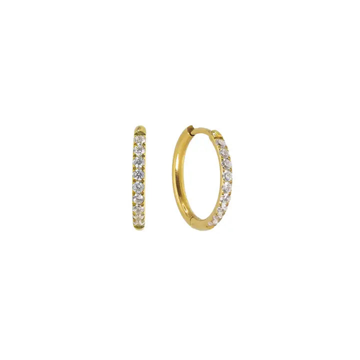 Diamond Hoops 18mm Brenda Grands