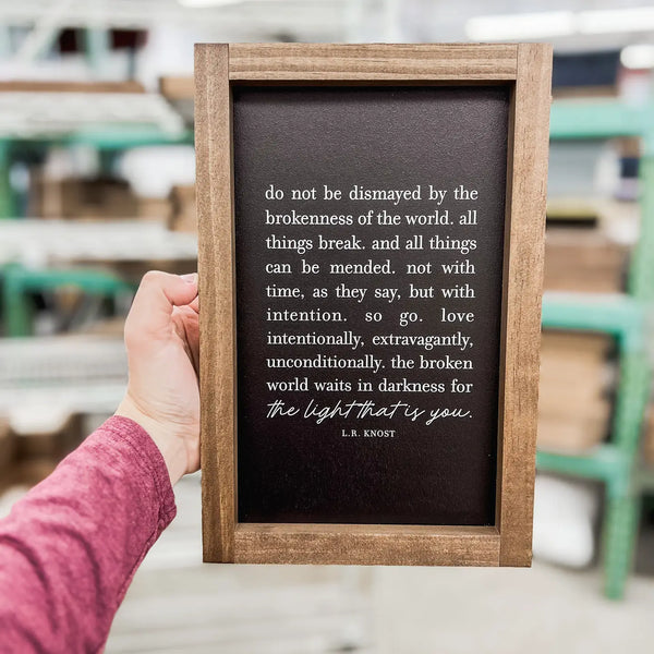 Do Not Be Dismayed Framed Print - 8x12