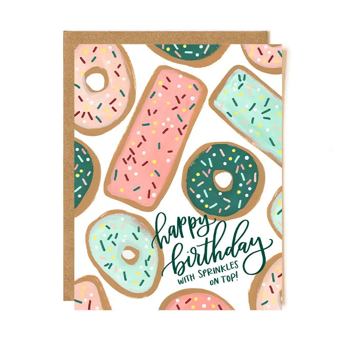 Donut Birthday Greeting Card