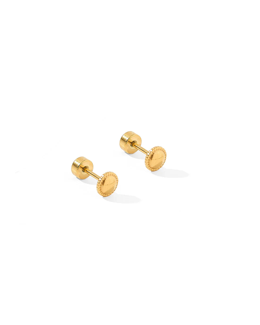 Drew Round Screwback Studs