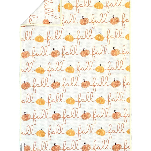 Happy Fall Ya'll Double Sided Hand Towel