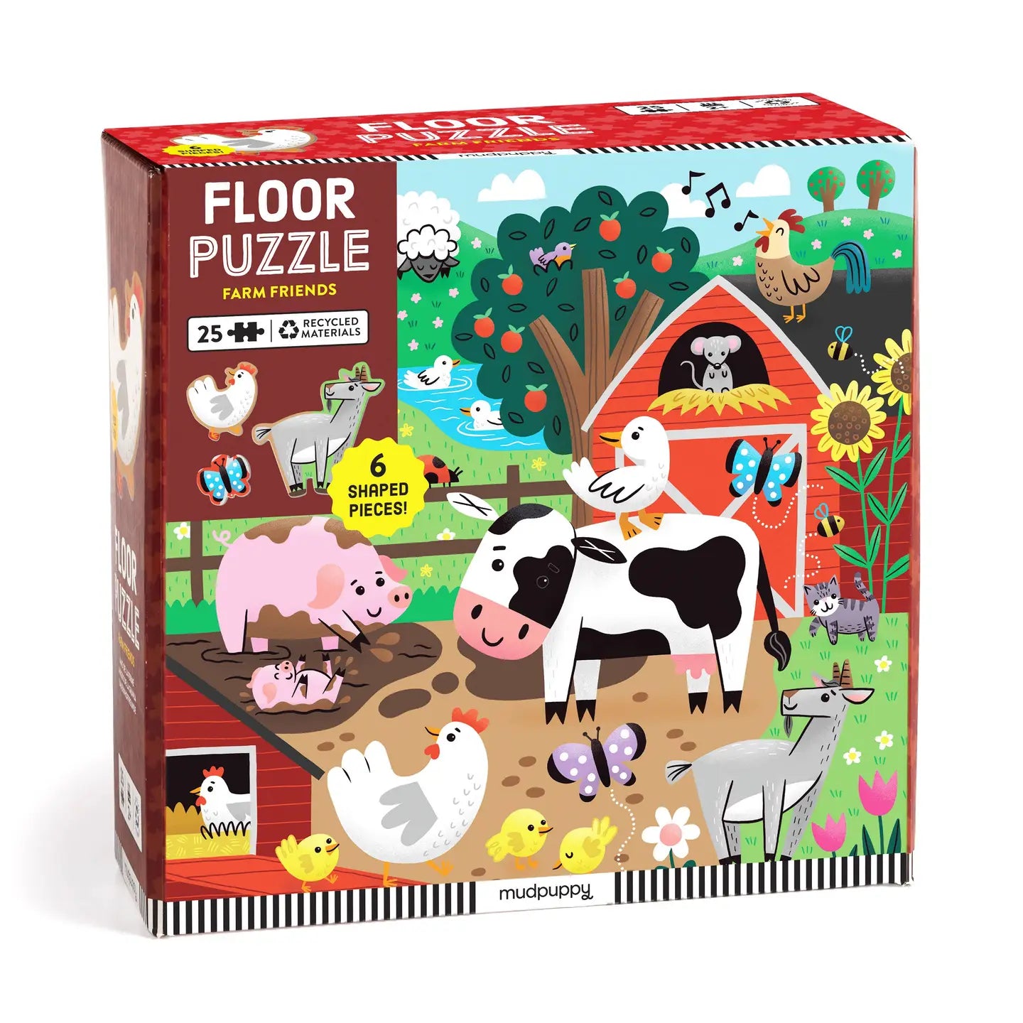 Farm Friends 25 Piece Floor Puzzle