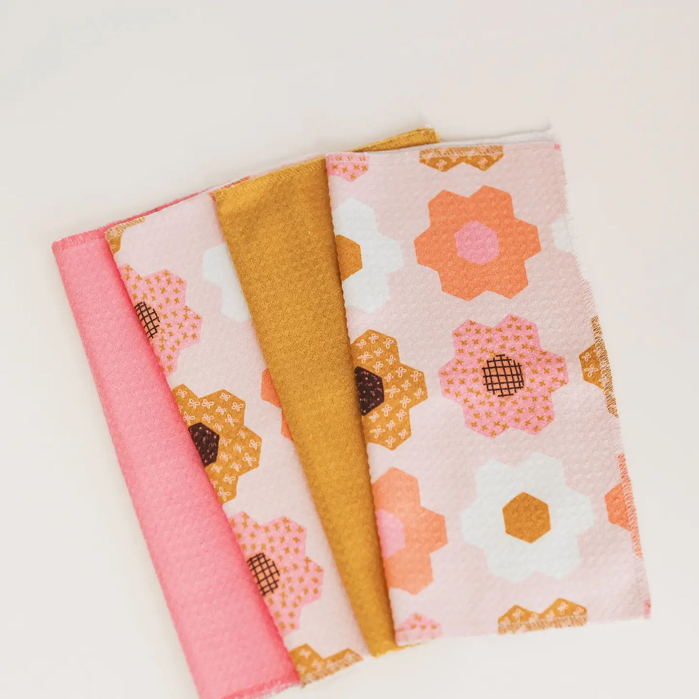 Flower Garden Waffle Cloths