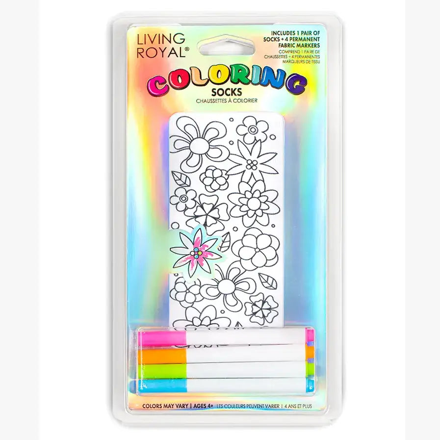 DIY Ankle Socks  Coloring Kit