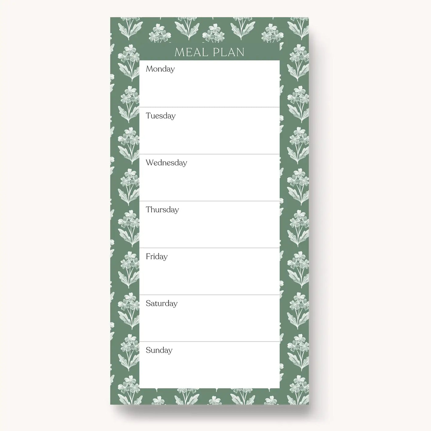 Magnetic Meal Plan Notepad
