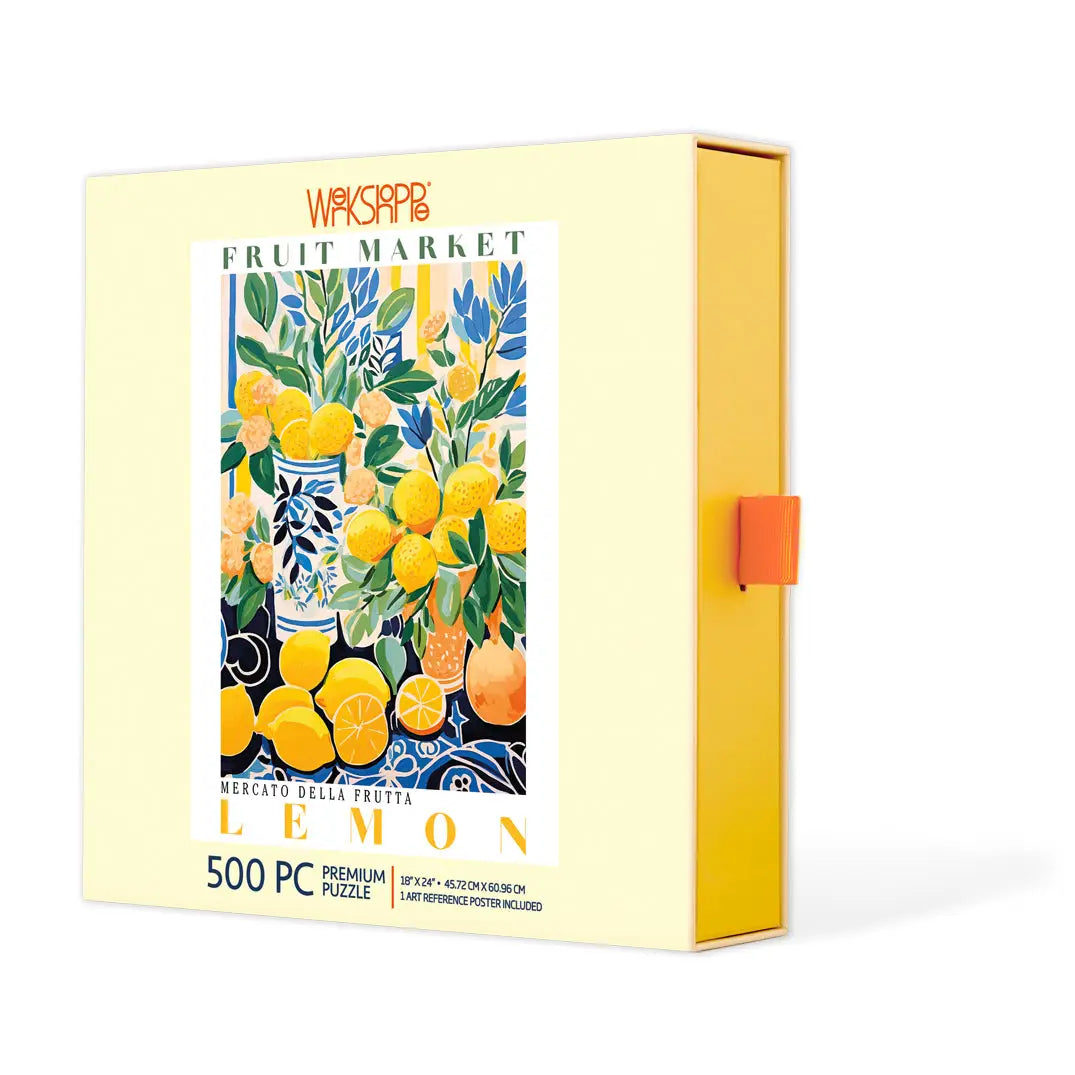 Fruit Market Lemons 500 Piece Puzzle