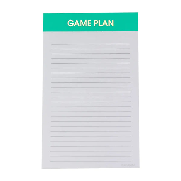 Game Plan Notepad