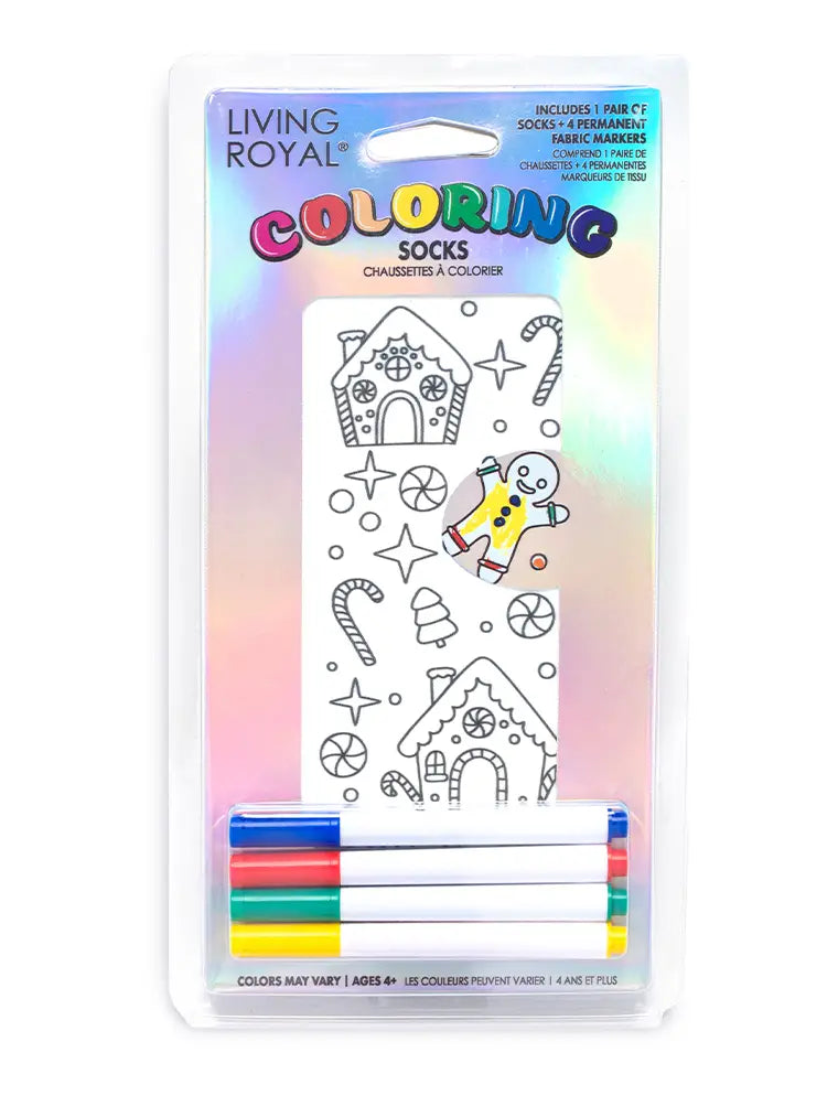 DIY Ankle Socks  Coloring Kit