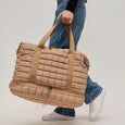 Globetrotter Quilted Travel Weekender Bag