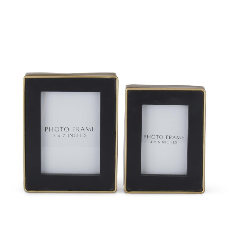 Gold & Black Metal  Photo Frames
