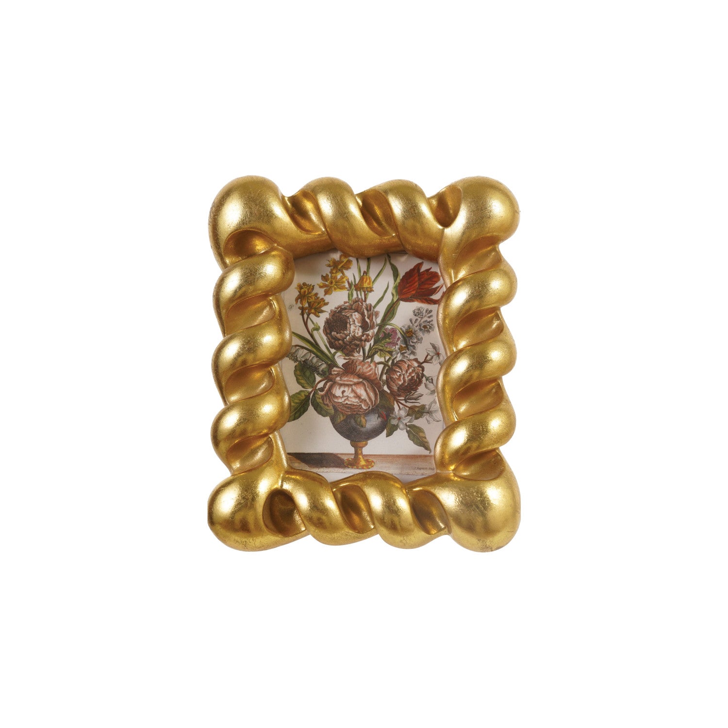 Resin Twisted Photo Frame | Gold