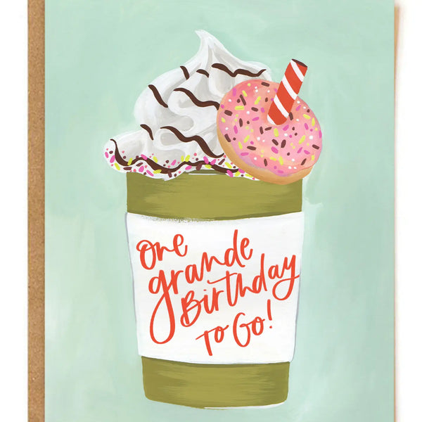 Grande Birthday Greeting Card