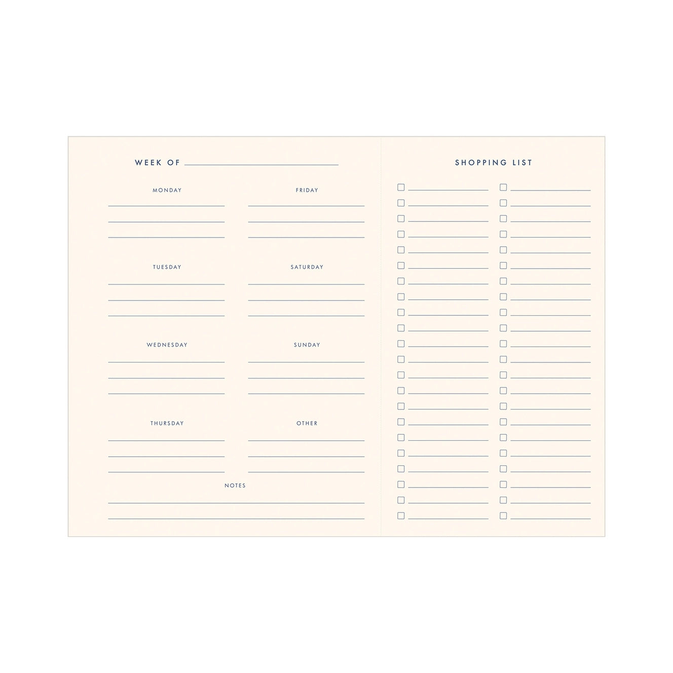 Grid Meal Planner | Green