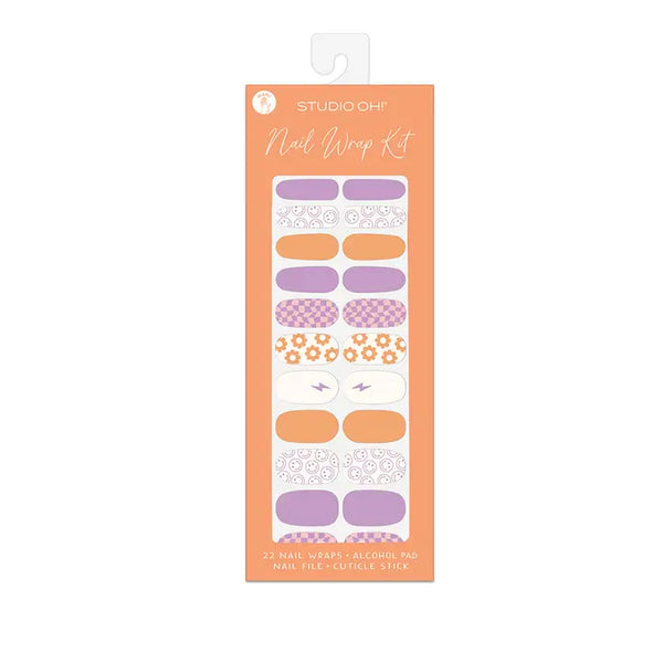 Groovy Days Mani Nail Wrap Kit