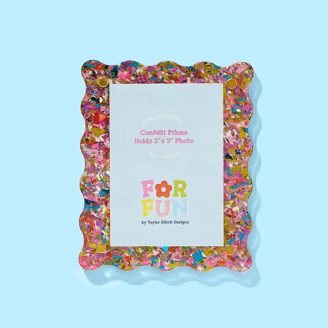 Happy Confetti Magnetic Frame