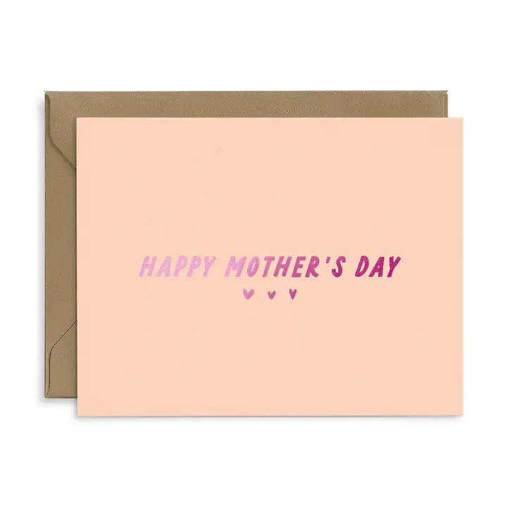 Happy Mother's Day Hearts Greeting Card