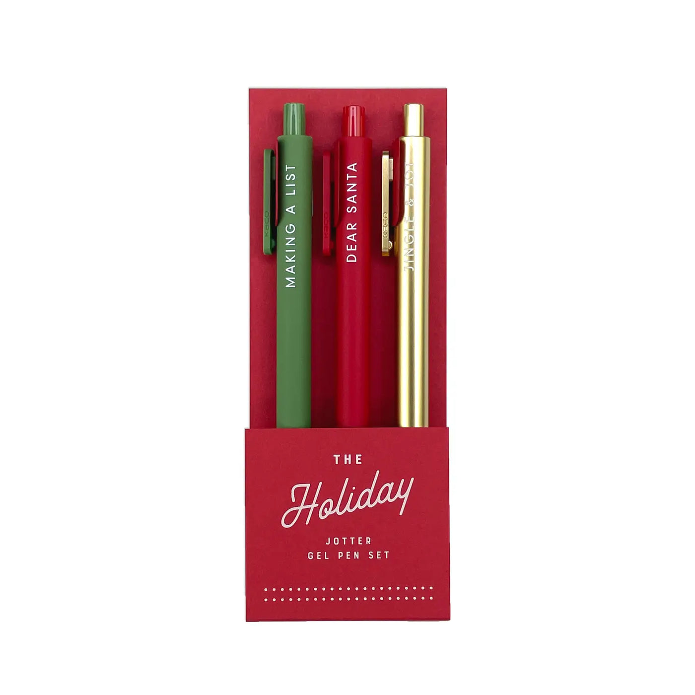 Holiday Jotter Gel Pen Set