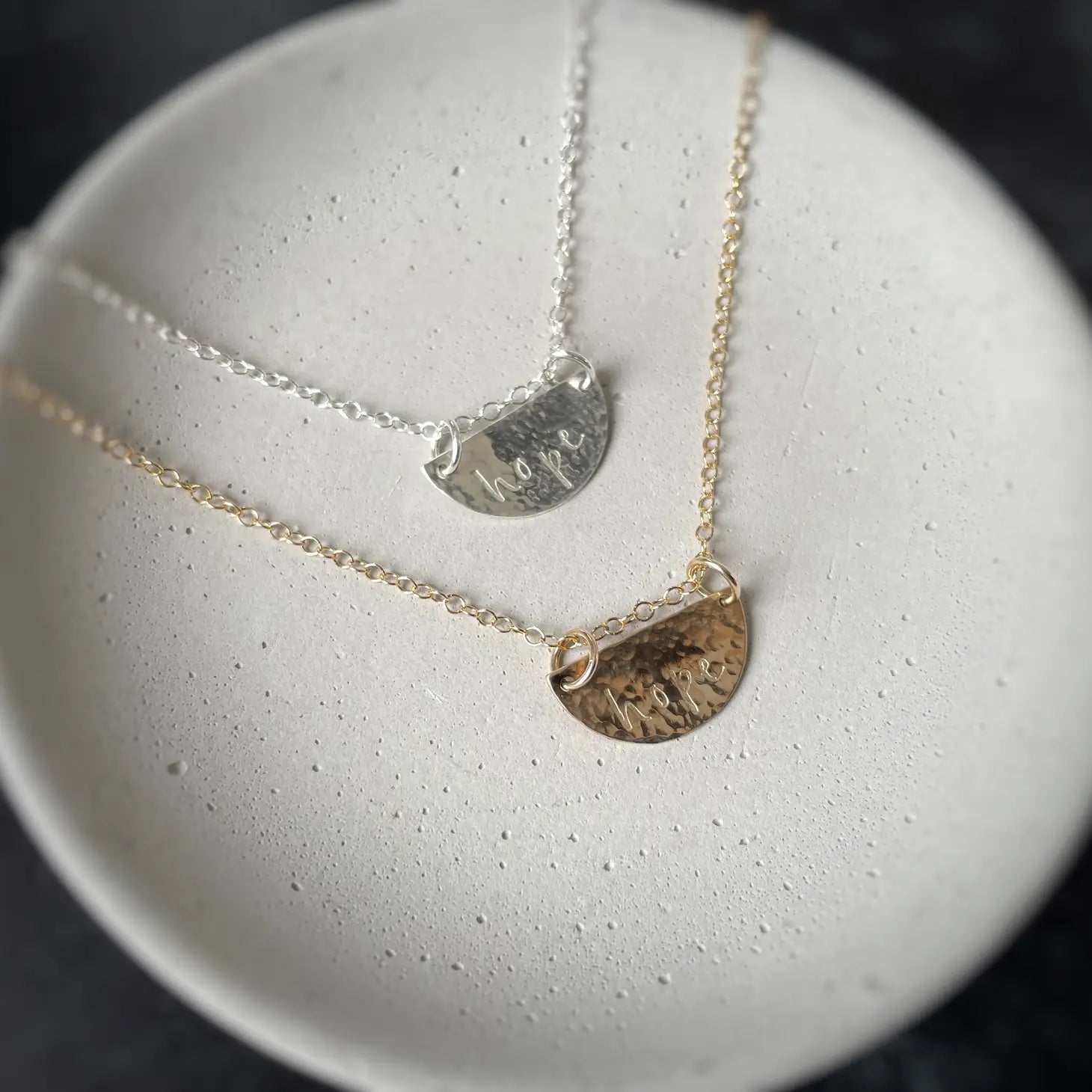 Yet Hope Returns Necklace from Pressed