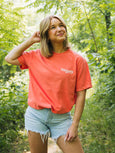 The Midwest Girl Midwesty Tee- Orange