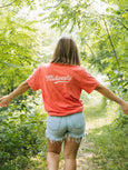 The Midwest Girl Midwesty Tee- Orange