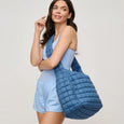 Leda Quilted Hobo Bag