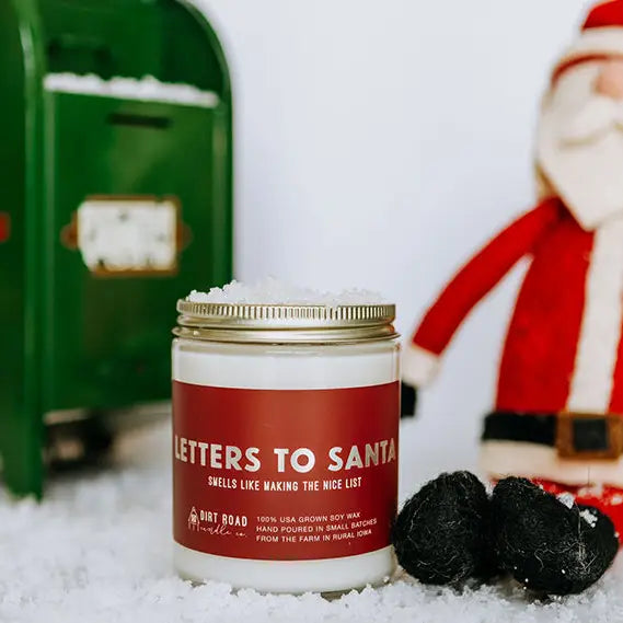 Letters To Santa Candle Dirt Road Candle Co