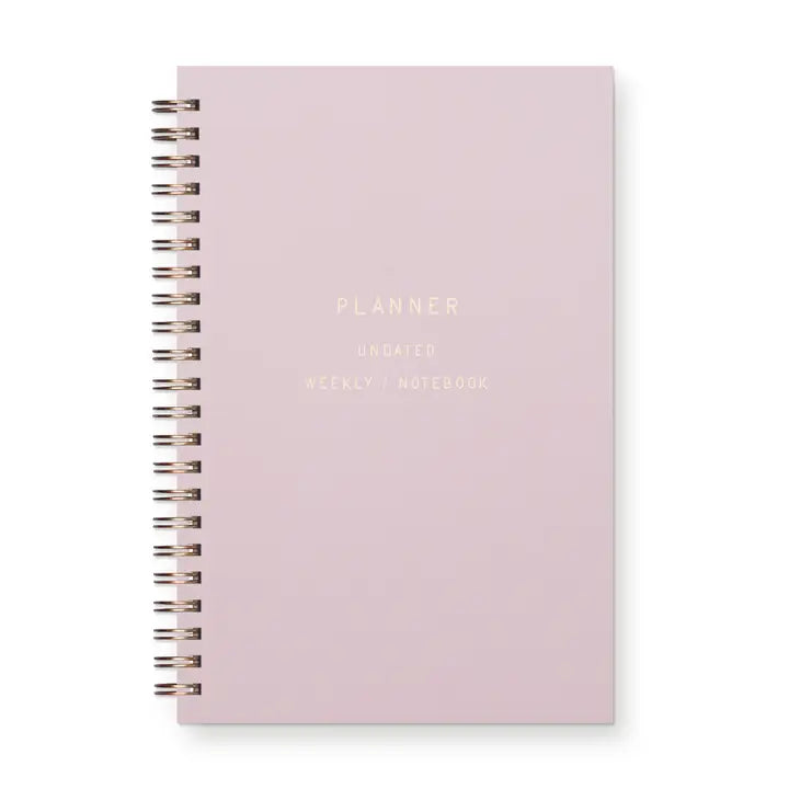 Standard Type Undated Weekly Planner Journal