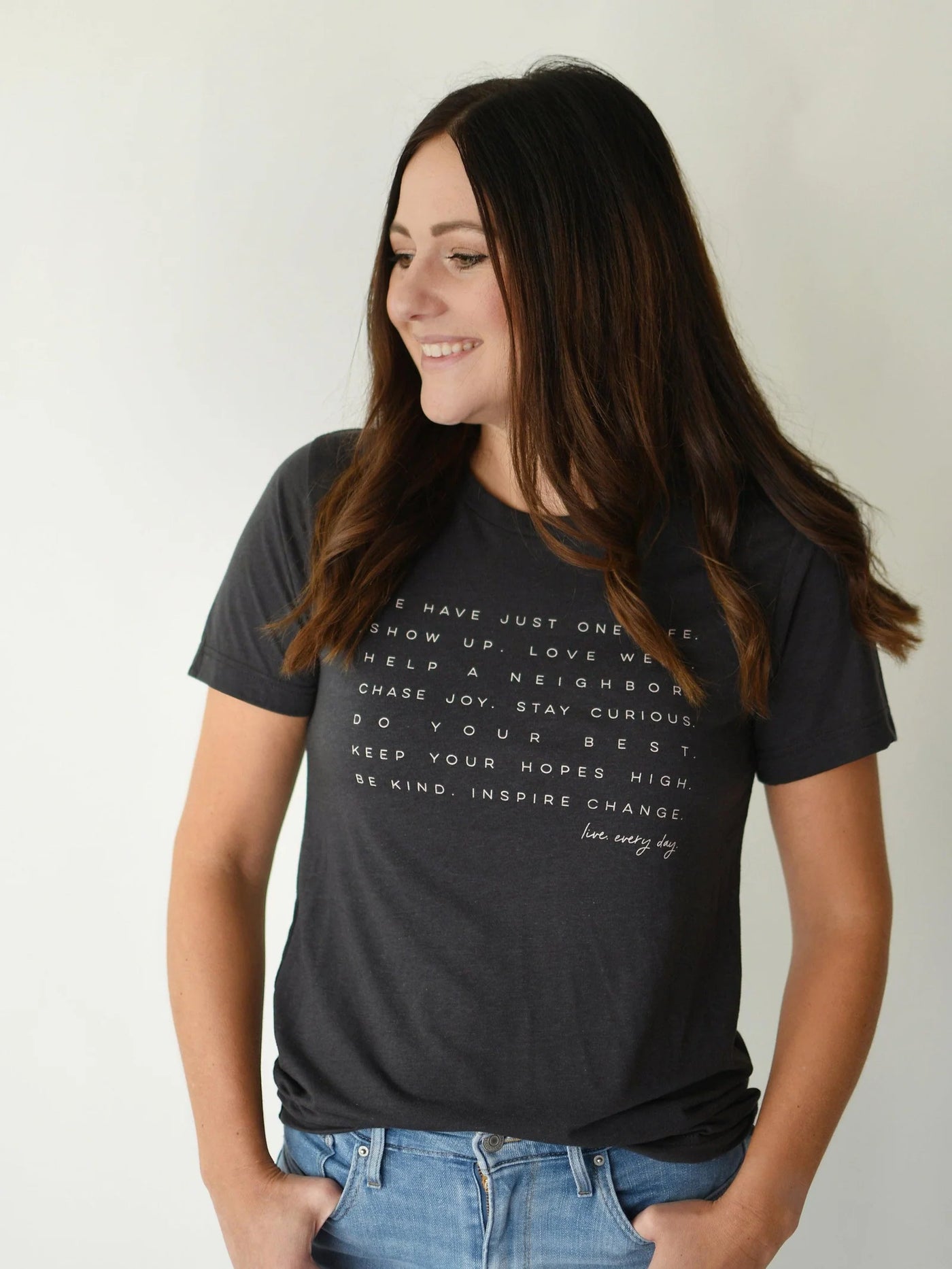 Live Every Day Tee from Storied Folk & Co