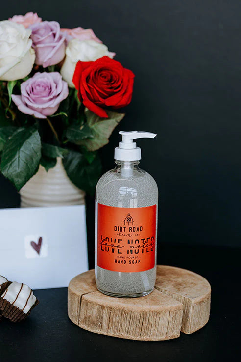 Love Notes Hand Soap from Dirt Road Candle Co