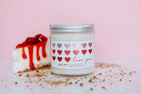Hearts Candle from Dirt Road Candle Co