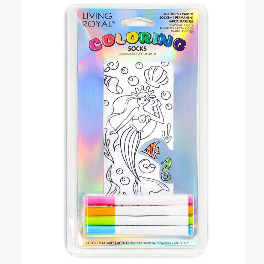 DIY Ankle Socks  Coloring Kit