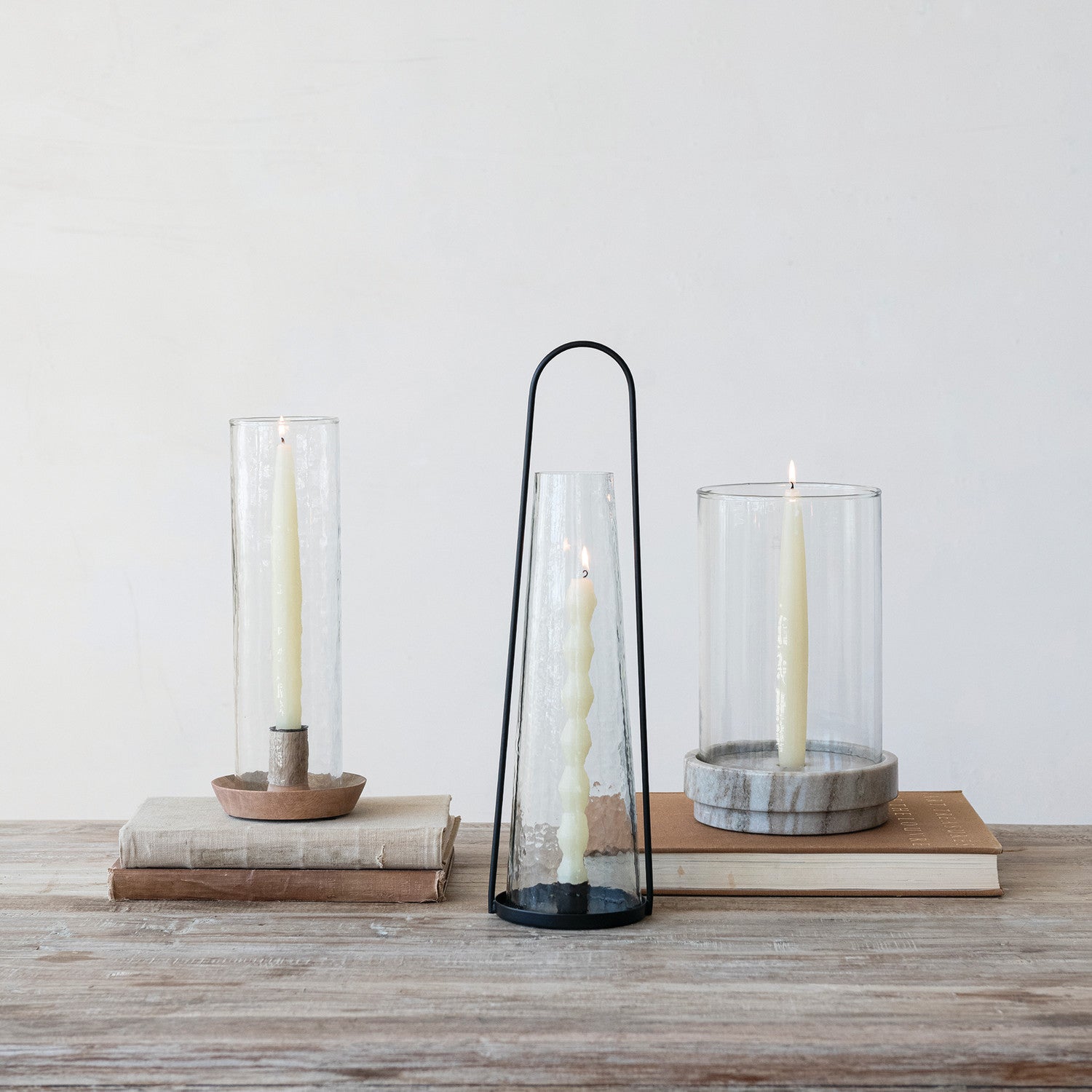 Metal Lantern Taper Holder