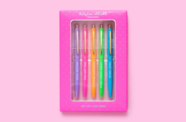 Pen Set - Motivational - Asst Colors