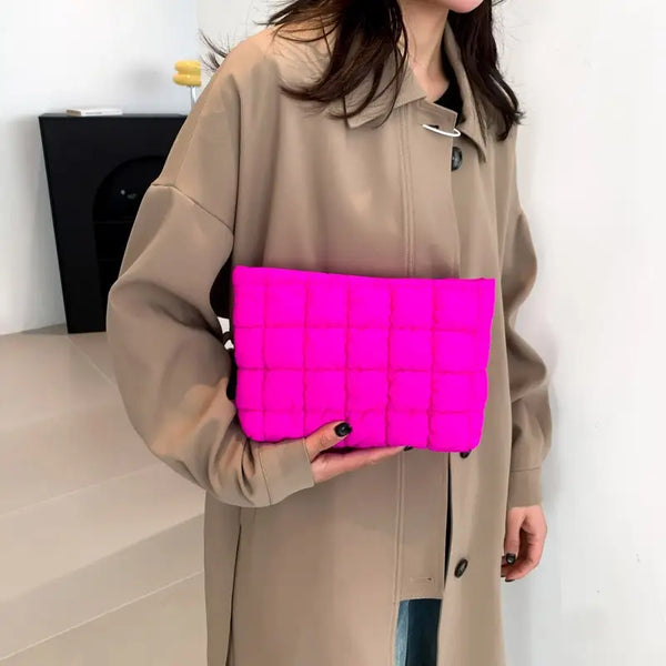 Quilted Cosmetic Makeup Bag