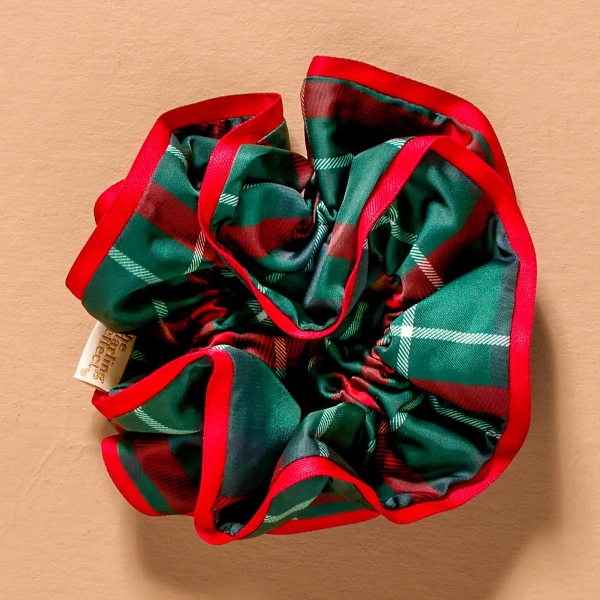 Evergreen Plaid Scrunchie