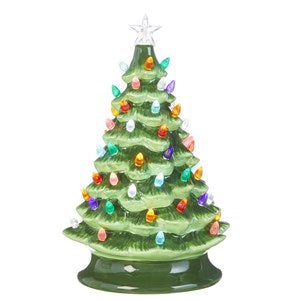 8" Vintage Lighted Tree