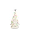 Vintage White Lighted Tree