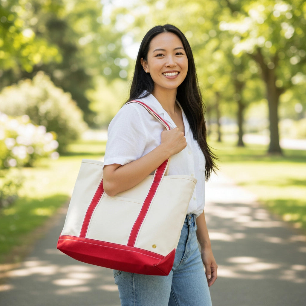 Signature Canvas Tote Bag