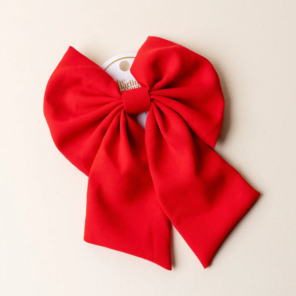 Classic Red Hair Bow