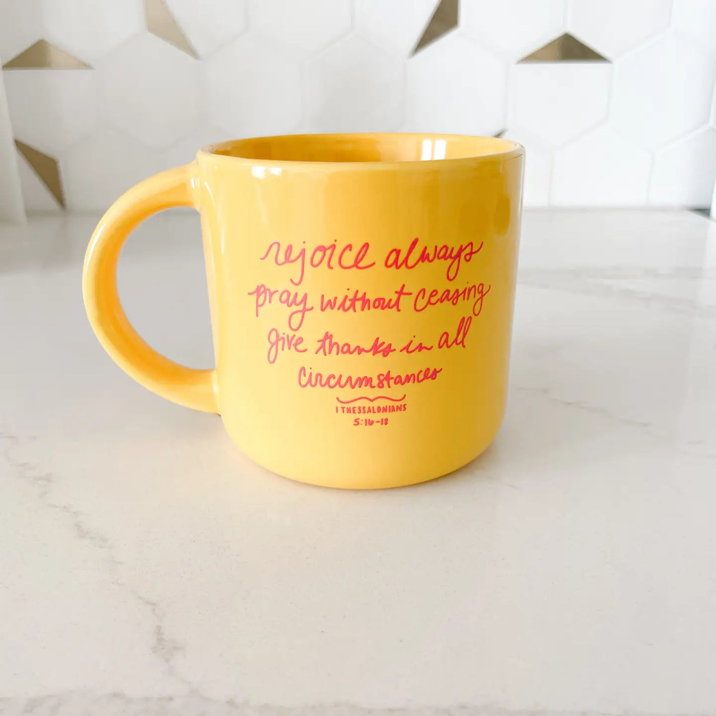 Rejoice Always Mug| Doe A Deer Design