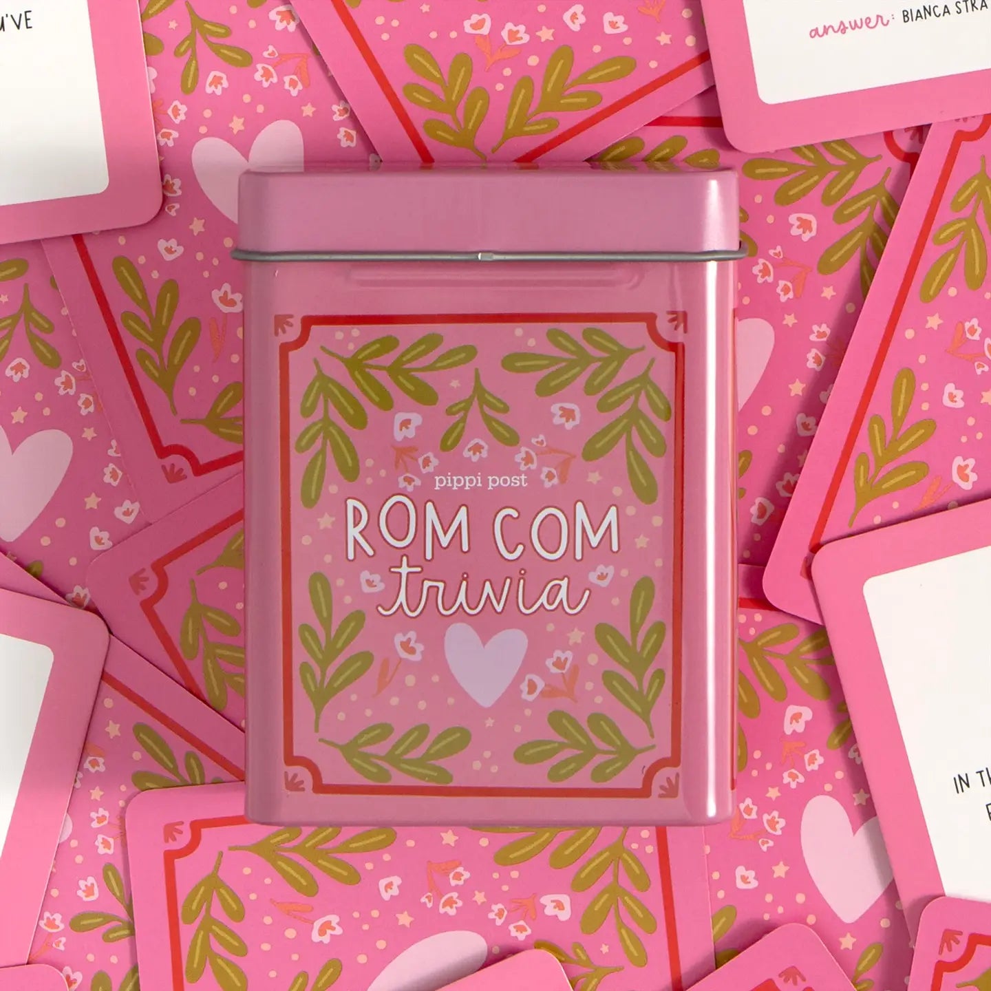 Rom Com Trivia Game - Deck of Cards