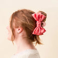 Satin Bow Claw Clip